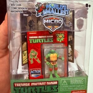 Super Impulse TMNT Raphael Micro Figure Kids OS Green New World's Smallest 5152